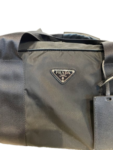 Prada-Vintage Nylon Overnight Bag