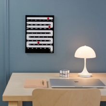 Load image into Gallery viewer, MoMA Sliding Perpetual Calendar