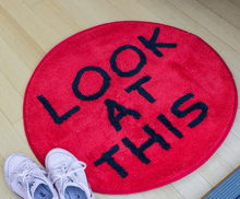 Load image into Gallery viewer, 'Look At This' Rug by David Shrigley