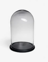 Load image into Gallery viewer, Glass Dome with Black Wooden Base (Various Sizes)