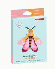 Load image into Gallery viewer, Pink Bee Wall Art by Studio ROOF