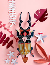 Load image into Gallery viewer, Giant Stag Beetle Wall Art by Studio ROOF