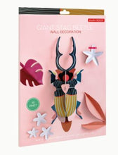 Load image into Gallery viewer, Giant Stag Beetle Wall Art by Studio ROOF