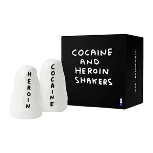 David Shrigley Cocaine and Heroin Shakers