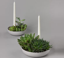 Load image into Gallery viewer, Orbital Ceramic Candle Holder-Medium