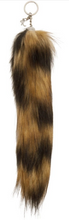 Load image into Gallery viewer, Raf Simons Faux Racoon Tail Keychain
