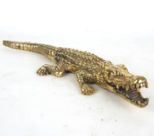 Load image into Gallery viewer, Brass Crocodile
