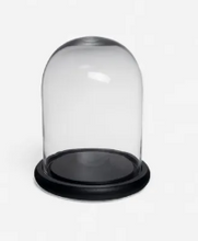 Load image into Gallery viewer, Glass Dome with Black Wooden Base (Various Sizes)
