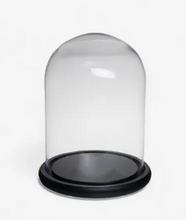 Load image into Gallery viewer, Glass Dome with Black Wooden Base (Various Sizes)
