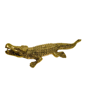 Load image into Gallery viewer, Brass Crocodile
