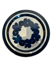 Load image into Gallery viewer, Blue floral round platter by Arabia Finland
