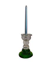 Load image into Gallery viewer, Vintage Glass Candleholder by Humppila of Finland
