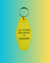 Load image into Gallery viewer, 'My other keychain is CHANEL' Keychain
