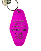 Load image into Gallery viewer, 'President of the Wellington Swingers Club' Keychain
