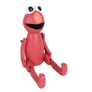 Wooden Elmo Figurine