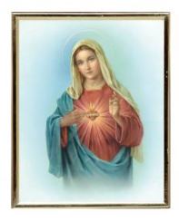 Sacred Heart of Mary Wall Plaque
