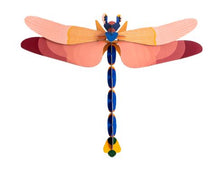 Load image into Gallery viewer, Pink Dragonfly Wall Art by Studio ROOF
