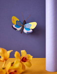 Yellow Monarch Butterfly Wall Art by Studio ROOF