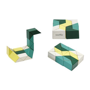 Areaware Coloured Snake Blocks - Various Sizes and Colours