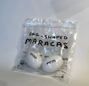 David Shrigley Egg Maracas