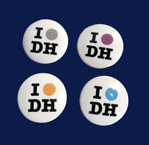 Damien Hirst "I Spot DH" Badge