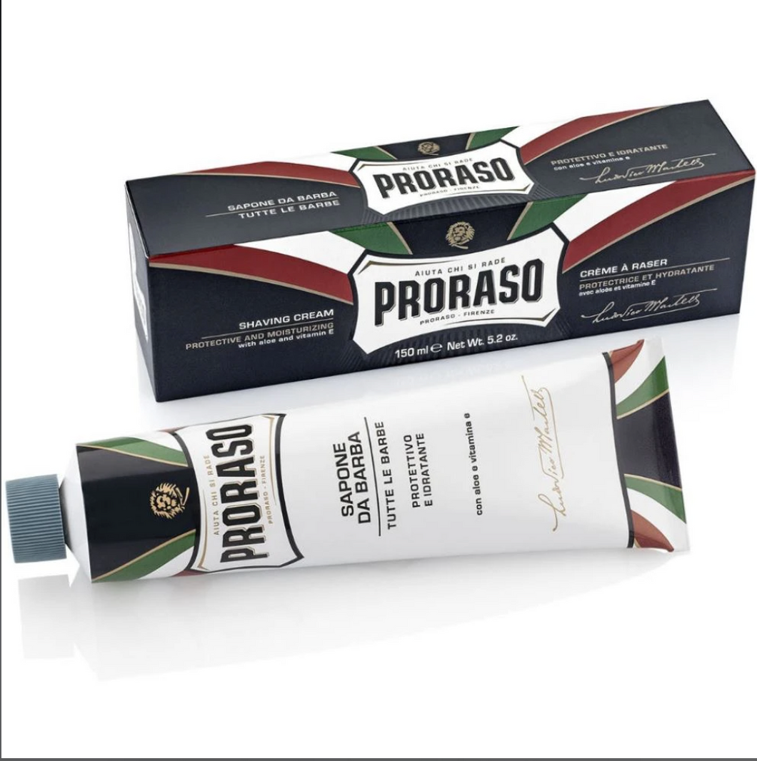 Proraso Shaving Cream Tube - Aloe and Vitamin E