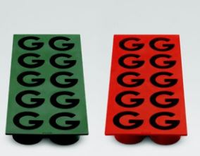GUCCI SIGNATURE 'G' ICE CUBES SET OF 2 TRAYS