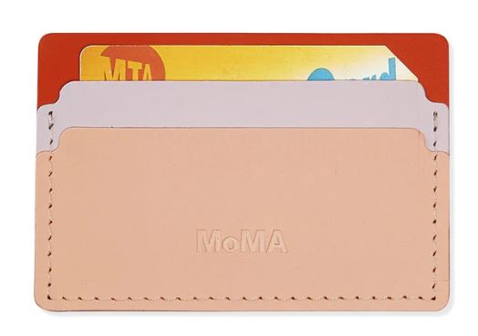 MoMA Recycled Leather Card Wallet