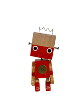 Load image into Gallery viewer, Wooden Robot
