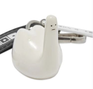 Ridiculous Swan Thing Keychain by David Shrigley