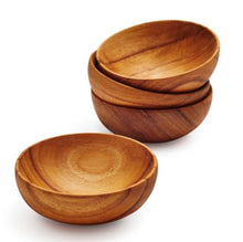 Load image into Gallery viewer, Teak Pinch Bowls
